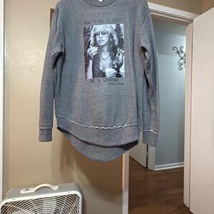 Gray Graphic Sweatshirt